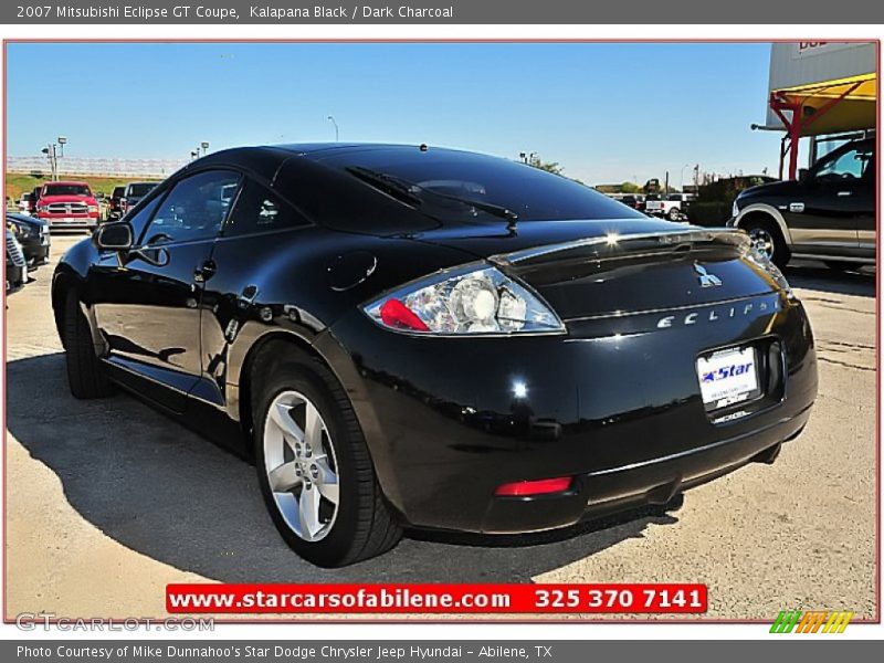 Kalapana Black / Dark Charcoal 2007 Mitsubishi Eclipse GT Coupe