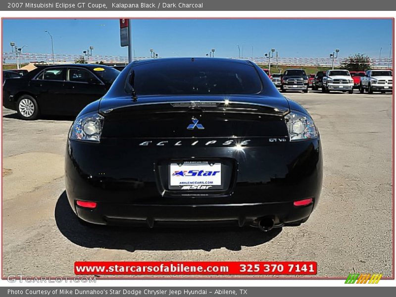 Kalapana Black / Dark Charcoal 2007 Mitsubishi Eclipse GT Coupe
