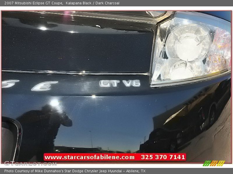 Kalapana Black / Dark Charcoal 2007 Mitsubishi Eclipse GT Coupe