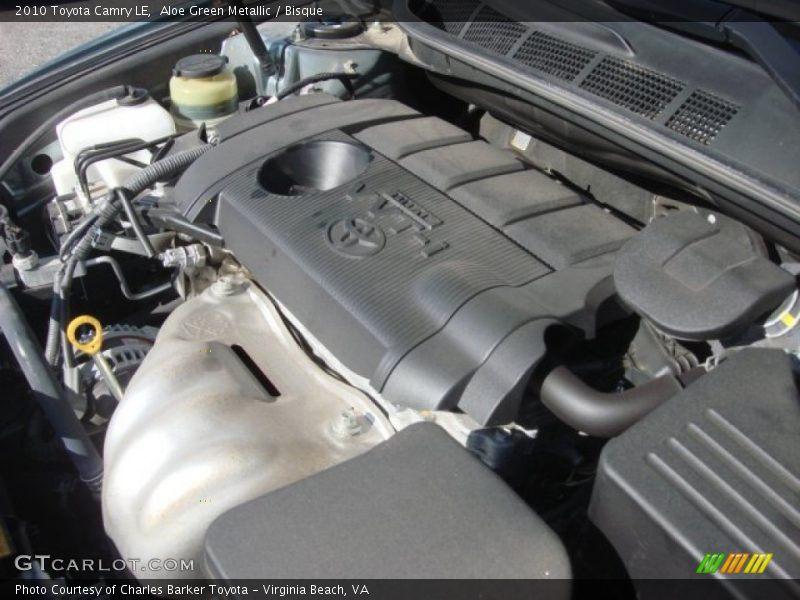 Aloe Green Metallic / Bisque 2010 Toyota Camry LE