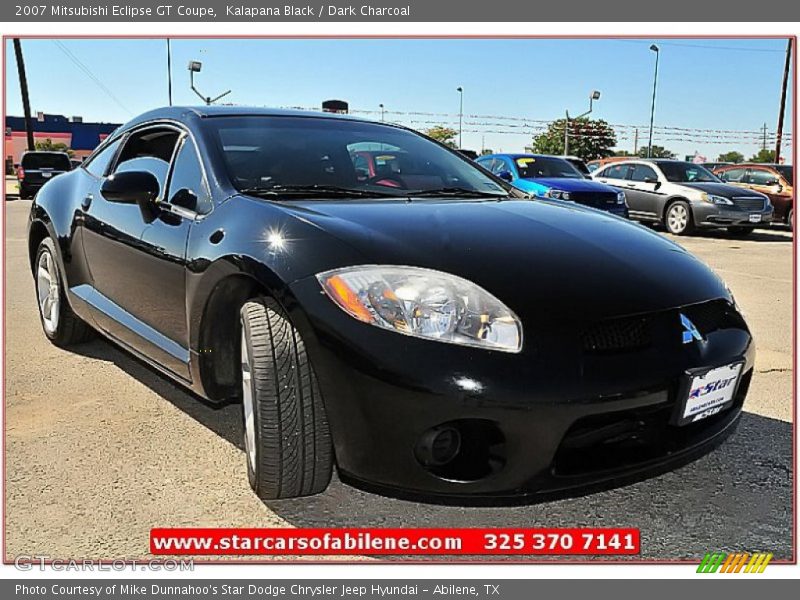 Kalapana Black / Dark Charcoal 2007 Mitsubishi Eclipse GT Coupe