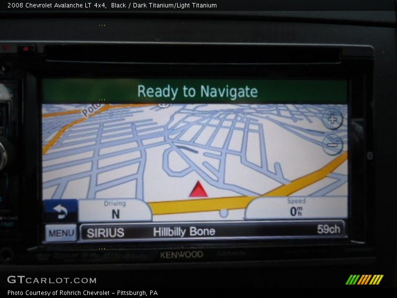 Navigation of 2008 Avalanche LT 4x4