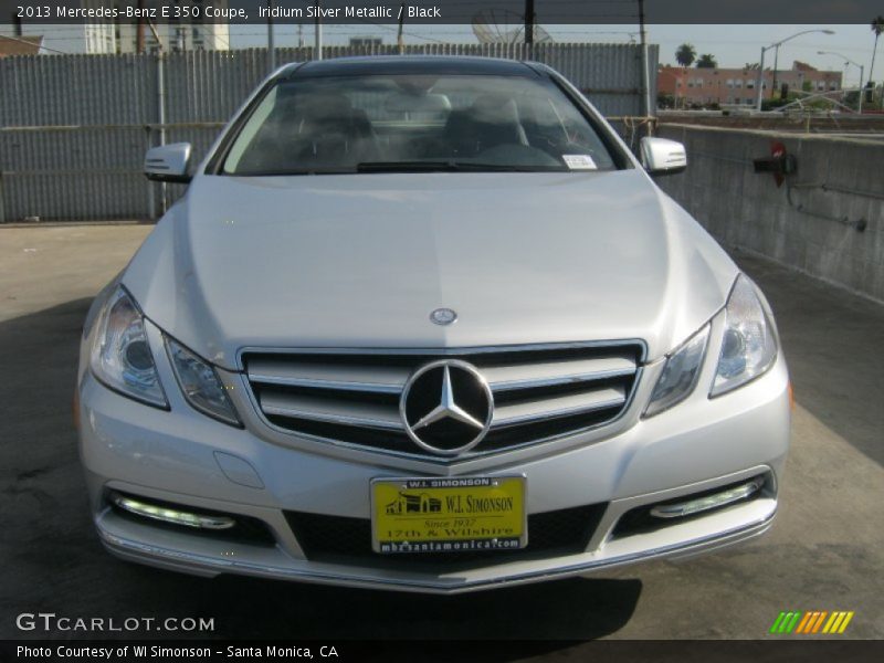 Iridium Silver Metallic / Black 2013 Mercedes-Benz E 350 Coupe