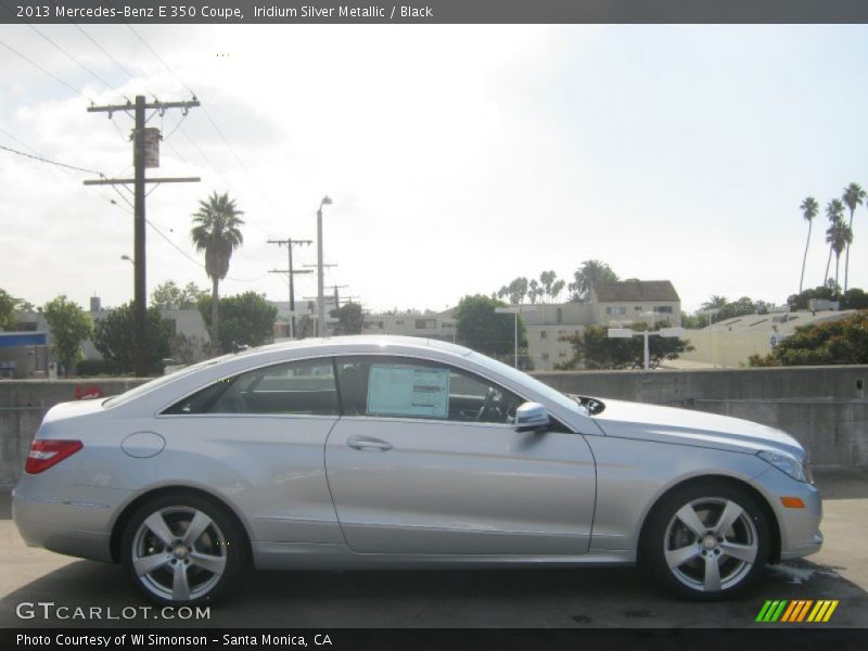 Iridium Silver Metallic / Black 2013 Mercedes-Benz E 350 Coupe