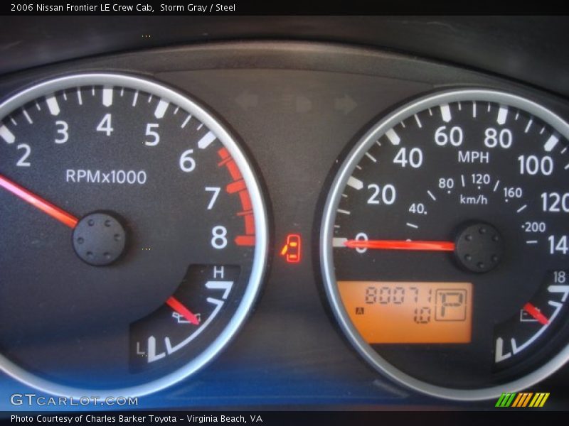 Storm Gray / Steel 2006 Nissan Frontier LE Crew Cab