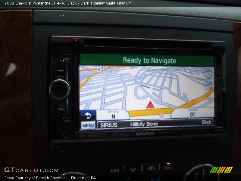 Navigation of 2008 Avalanche LT 4x4