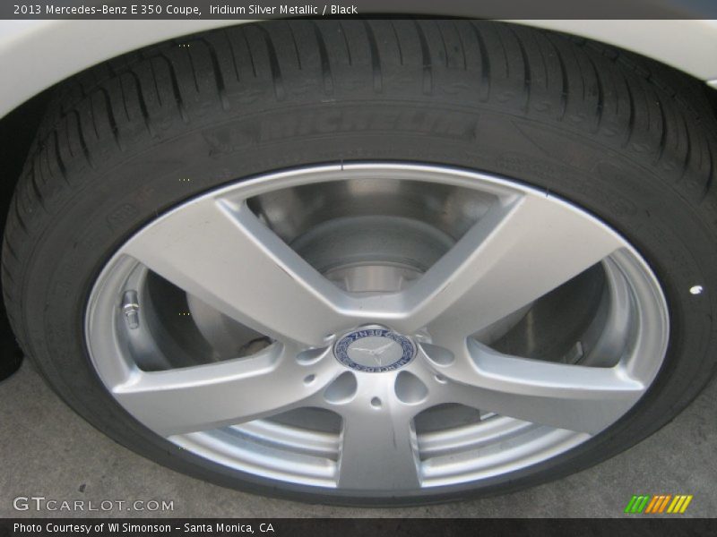 Iridium Silver Metallic / Black 2013 Mercedes-Benz E 350 Coupe