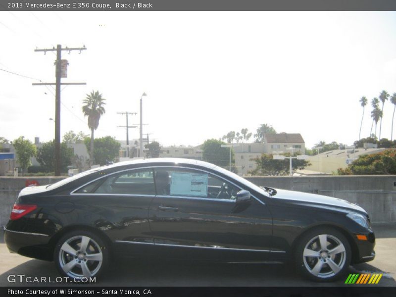 Black / Black 2013 Mercedes-Benz E 350 Coupe