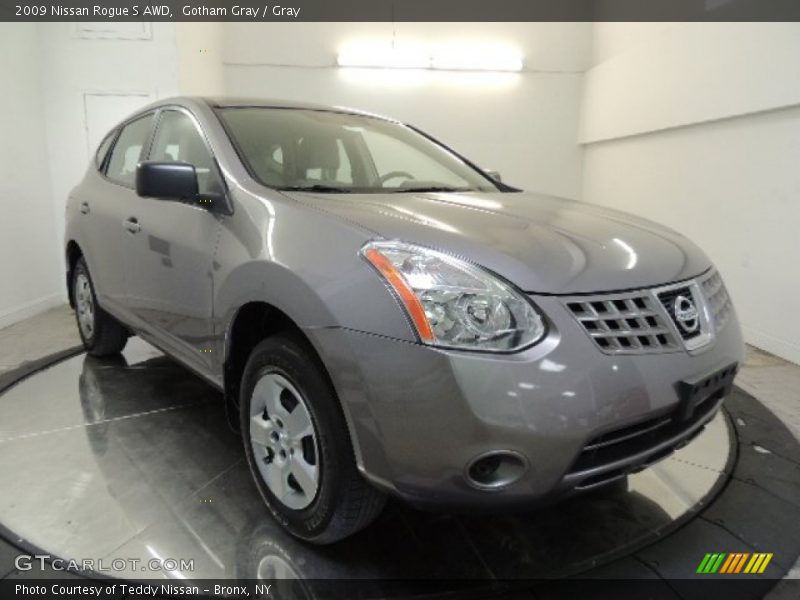 Gotham Gray / Gray 2009 Nissan Rogue S AWD