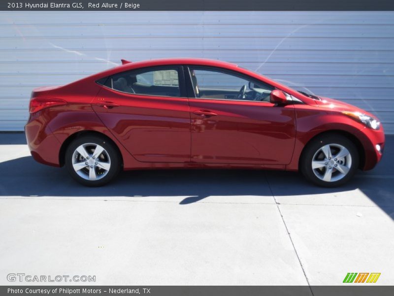 Red Allure / Beige 2013 Hyundai Elantra GLS