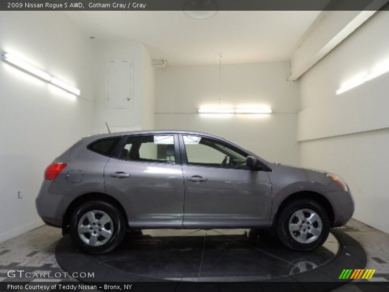 Gotham Gray / Gray 2009 Nissan Rogue S AWD