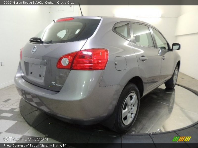 Gotham Gray / Gray 2009 Nissan Rogue S AWD