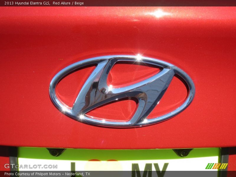 Red Allure / Beige 2013 Hyundai Elantra GLS