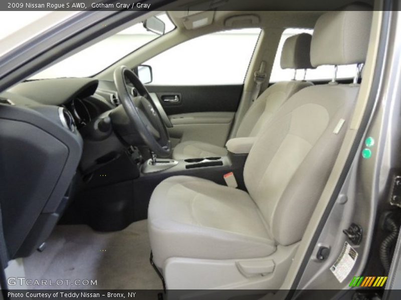 Gotham Gray / Gray 2009 Nissan Rogue S AWD