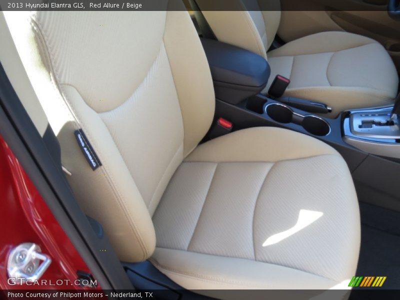 Red Allure / Beige 2013 Hyundai Elantra GLS