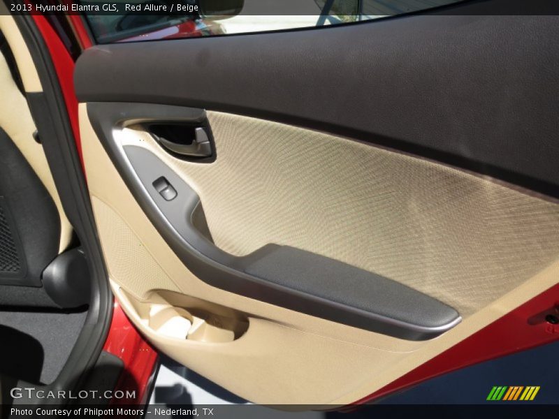 Red Allure / Beige 2013 Hyundai Elantra GLS