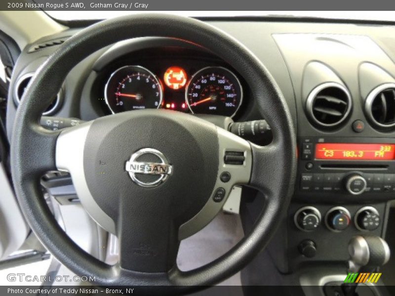 Gotham Gray / Gray 2009 Nissan Rogue S AWD