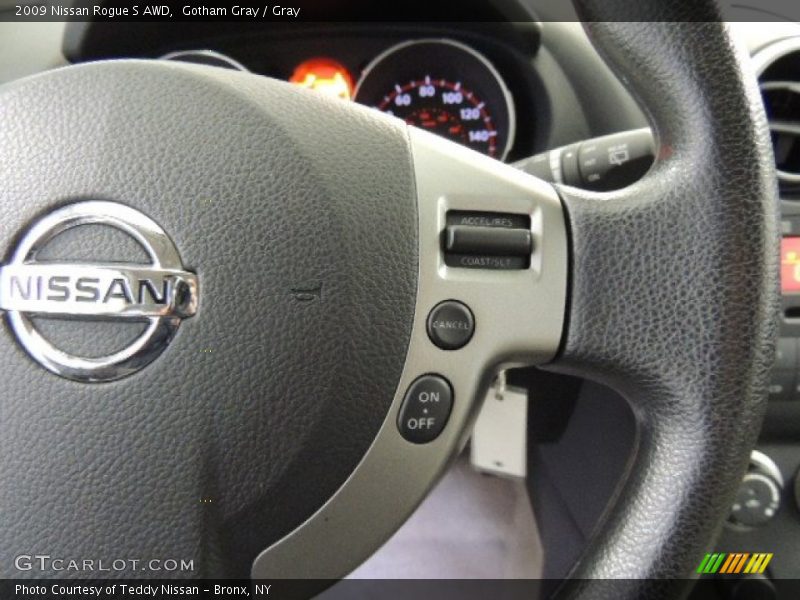 Gotham Gray / Gray 2009 Nissan Rogue S AWD