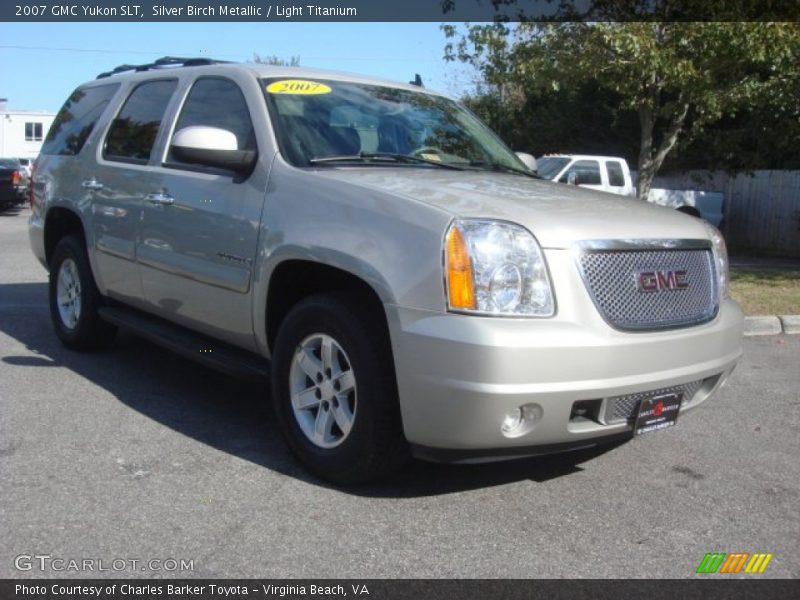Silver Birch Metallic / Light Titanium 2007 GMC Yukon SLT