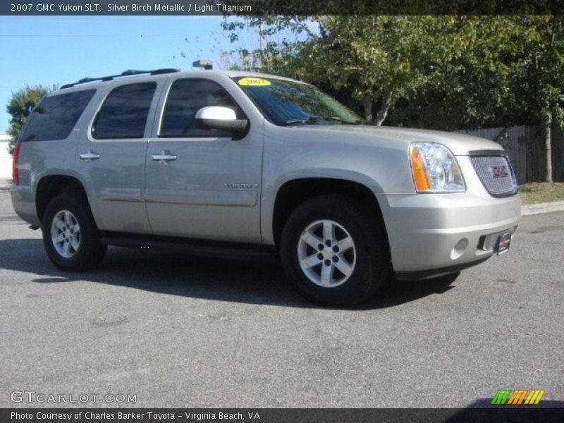 Silver Birch Metallic / Light Titanium 2007 GMC Yukon SLT