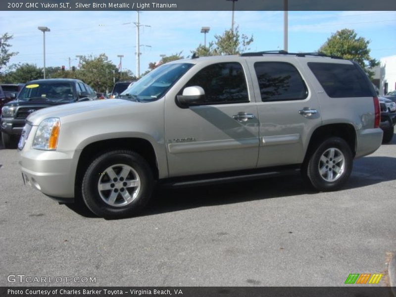 Silver Birch Metallic / Light Titanium 2007 GMC Yukon SLT