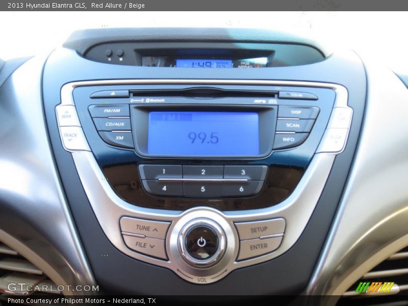 Red Allure / Beige 2013 Hyundai Elantra GLS
