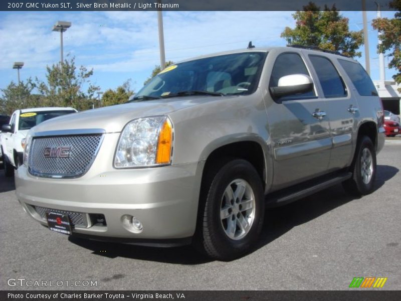 Silver Birch Metallic / Light Titanium 2007 GMC Yukon SLT