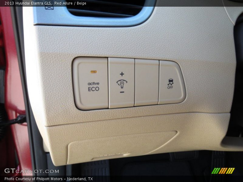 Red Allure / Beige 2013 Hyundai Elantra GLS