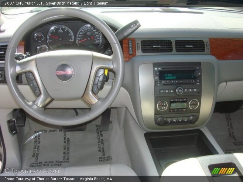 Silver Birch Metallic / Light Titanium 2007 GMC Yukon SLT