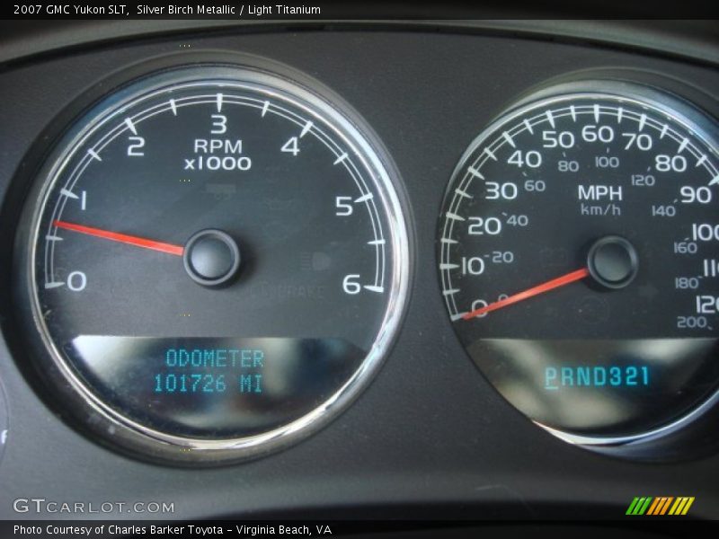 Silver Birch Metallic / Light Titanium 2007 GMC Yukon SLT