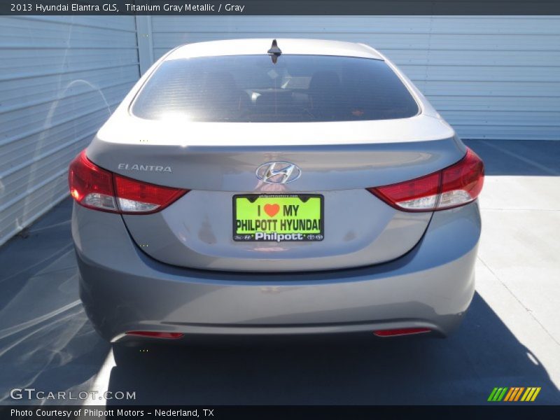 Titanium Gray Metallic / Gray 2013 Hyundai Elantra GLS