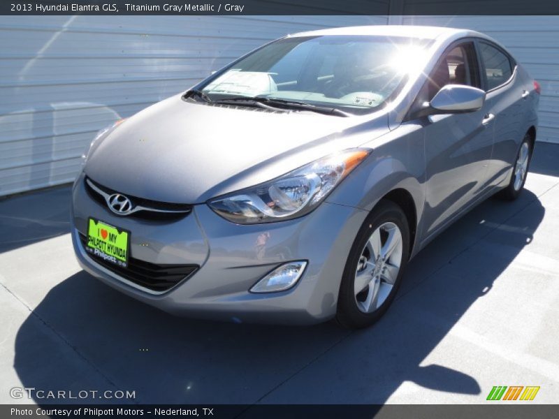 Titanium Gray Metallic / Gray 2013 Hyundai Elantra GLS