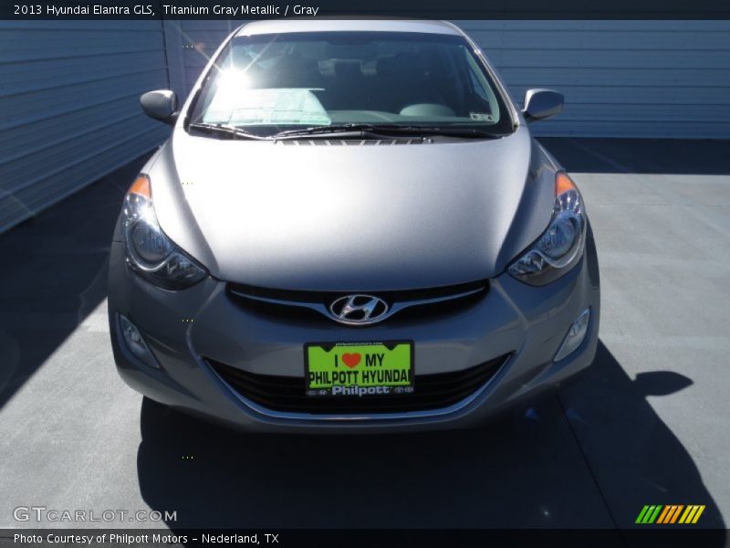 Titanium Gray Metallic / Gray 2013 Hyundai Elantra GLS
