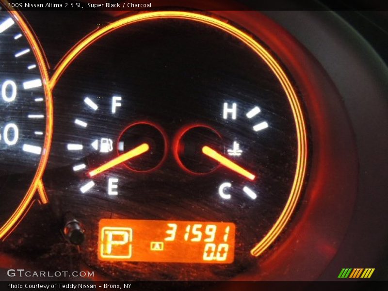 Super Black / Charcoal 2009 Nissan Altima 2.5 SL