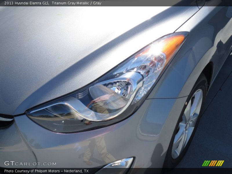Titanium Gray Metallic / Gray 2013 Hyundai Elantra GLS