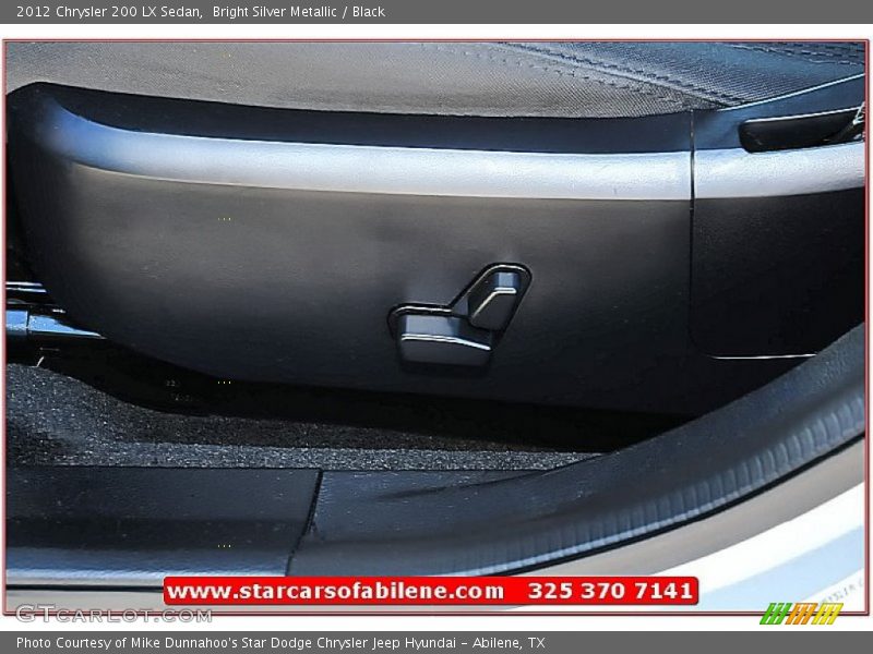 Bright Silver Metallic / Black 2012 Chrysler 200 LX Sedan
