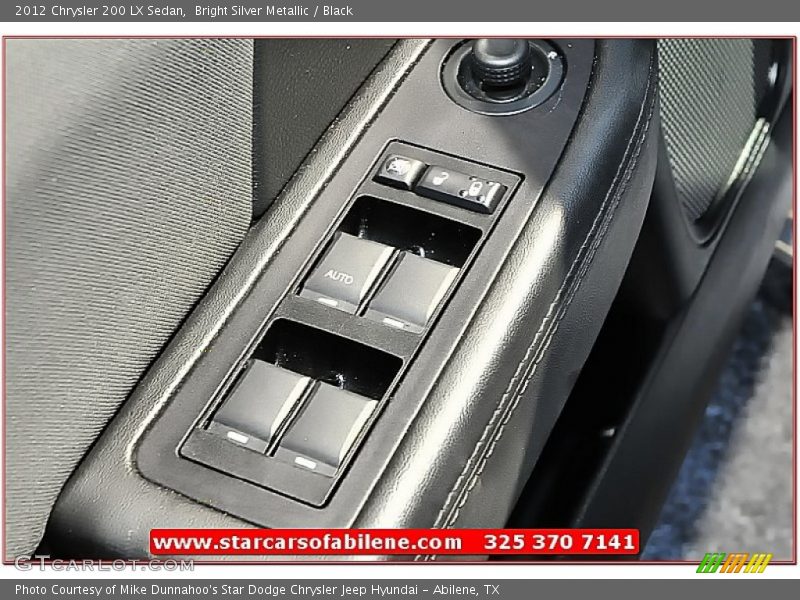Bright Silver Metallic / Black 2012 Chrysler 200 LX Sedan