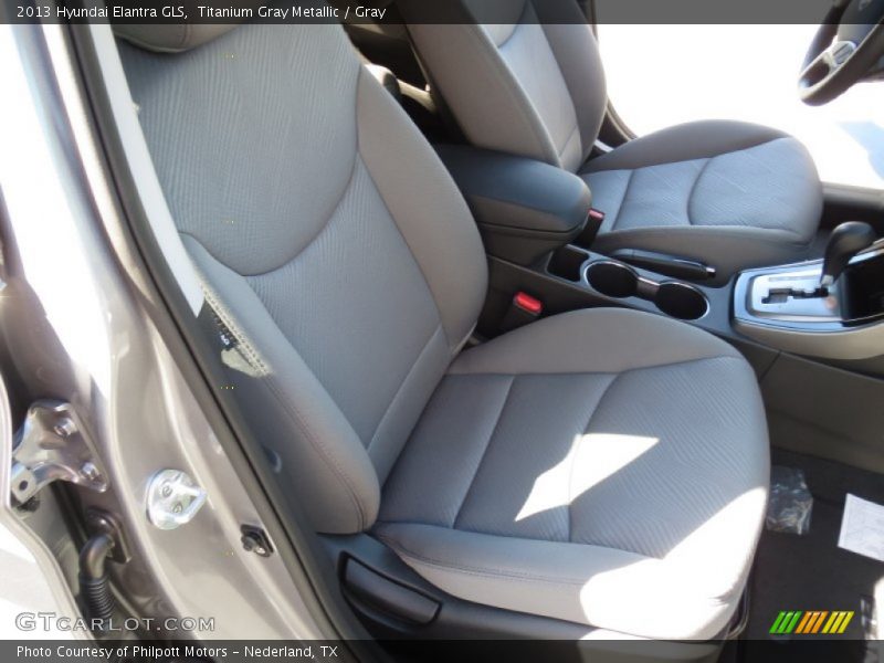 Titanium Gray Metallic / Gray 2013 Hyundai Elantra GLS