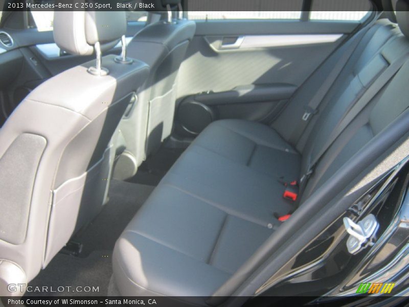 Black / Black 2013 Mercedes-Benz C 250 Sport