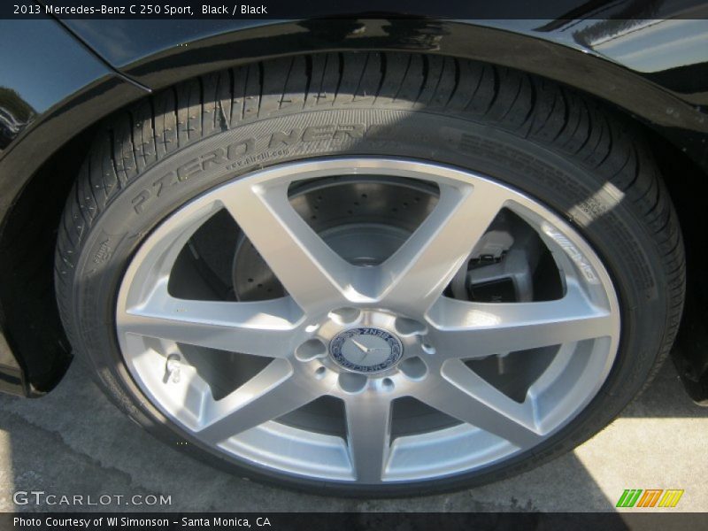 Black / Black 2013 Mercedes-Benz C 250 Sport