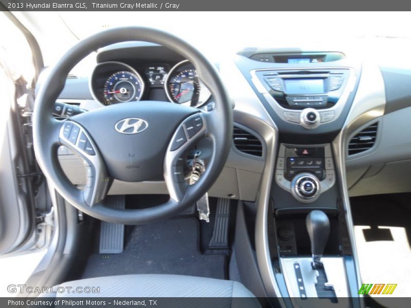 Titanium Gray Metallic / Gray 2013 Hyundai Elantra GLS