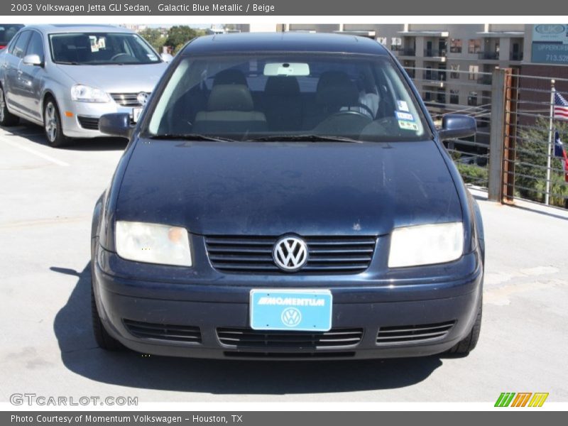 Galactic Blue Metallic / Beige 2003 Volkswagen Jetta GLI Sedan