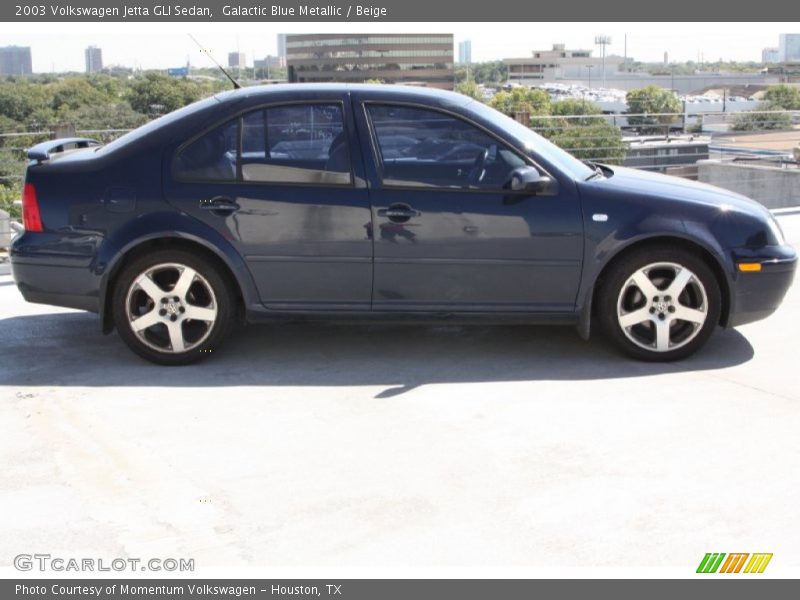 Galactic Blue Metallic / Beige 2003 Volkswagen Jetta GLI Sedan