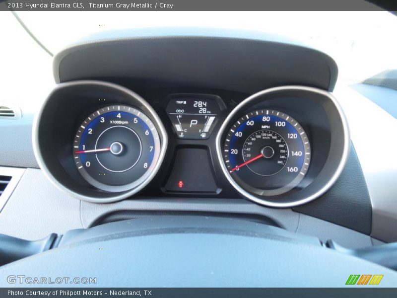 Titanium Gray Metallic / Gray 2013 Hyundai Elantra GLS