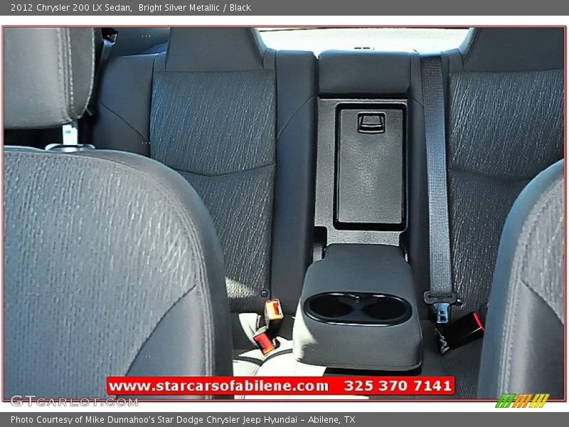 Bright Silver Metallic / Black 2012 Chrysler 200 LX Sedan