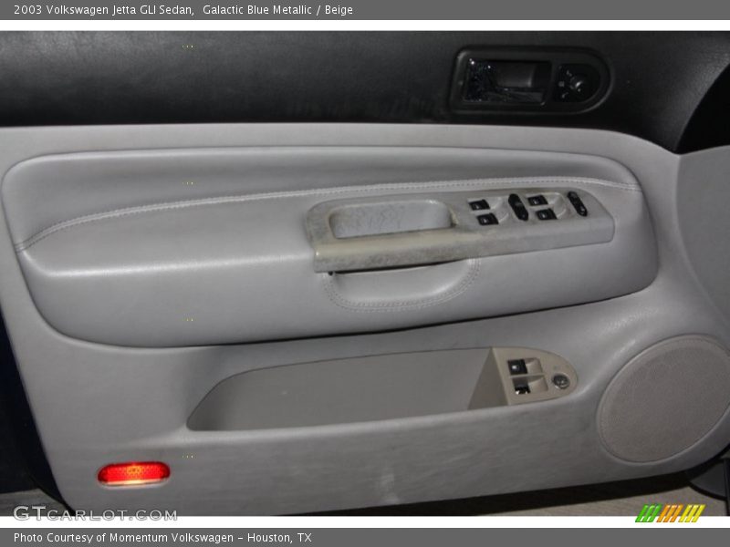 Galactic Blue Metallic / Beige 2003 Volkswagen Jetta GLI Sedan
