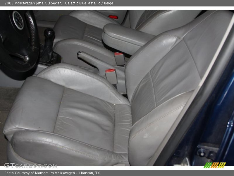 Galactic Blue Metallic / Beige 2003 Volkswagen Jetta GLI Sedan
