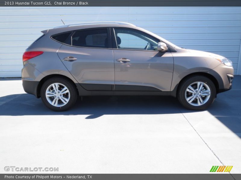 Chai Bronze / Black 2013 Hyundai Tucson GLS