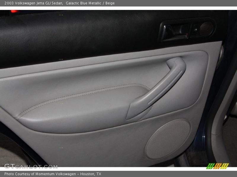 Galactic Blue Metallic / Beige 2003 Volkswagen Jetta GLI Sedan