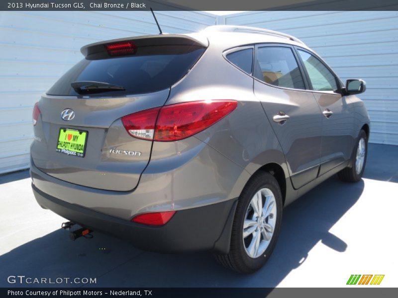 Chai Bronze / Black 2013 Hyundai Tucson GLS